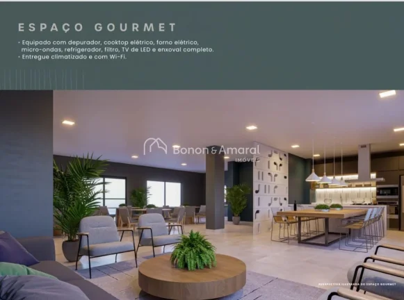 Imagem Apartamento à venda no Amati Condomínio Club, localizado no bairro Morumbi em Paulínia. O apartam...