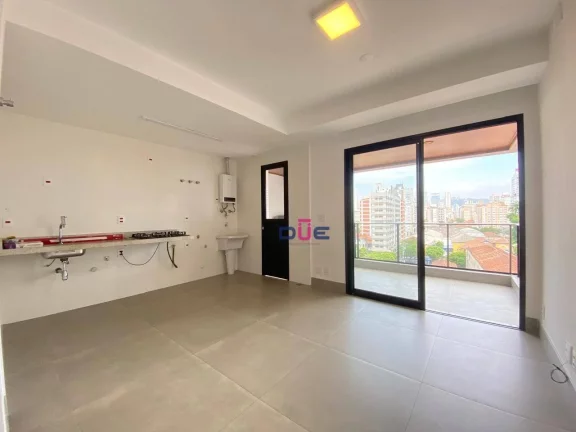 Imagem Apartamento com 1 dormitório à venda, 54 m² por R$ 710.000 - Boqueirão - Santos/SP