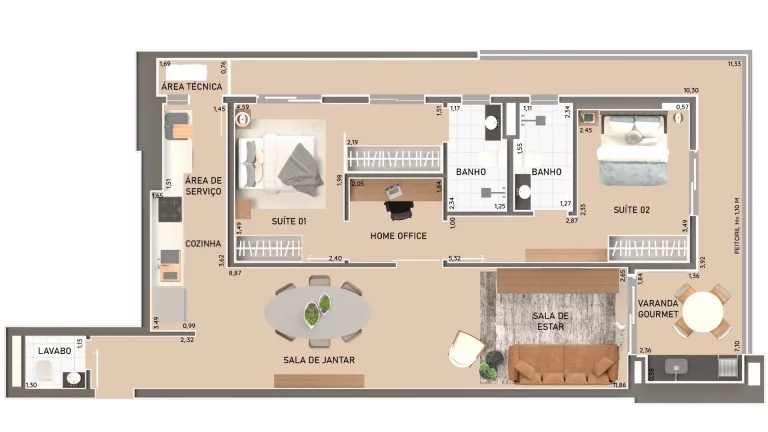 Imagem Apartamento com 2 dorms, Canto do Forte, Praia Grande - R$ 515 mil, Cod: 1855