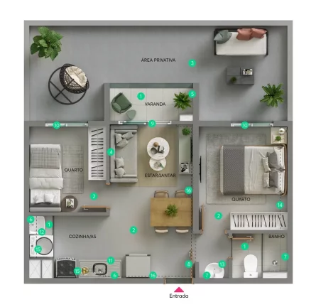 Imagem Oportunidade Imperdível: Apartamento à Venda em São Paulo-SP, Cidade Ademar - 2 quartos, 1 banheiro, 35,13 m² - Condomínio Parque Holandês