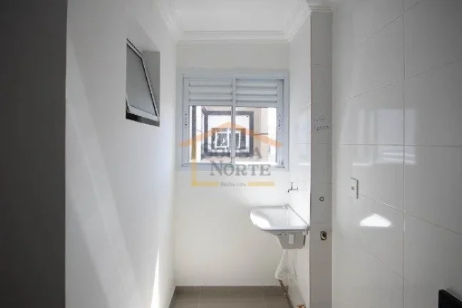 Imagem Apartamento com 33,10m², dispõe de 2 dormitórios, sala para dois ambientes, cozinha com gabinete ...