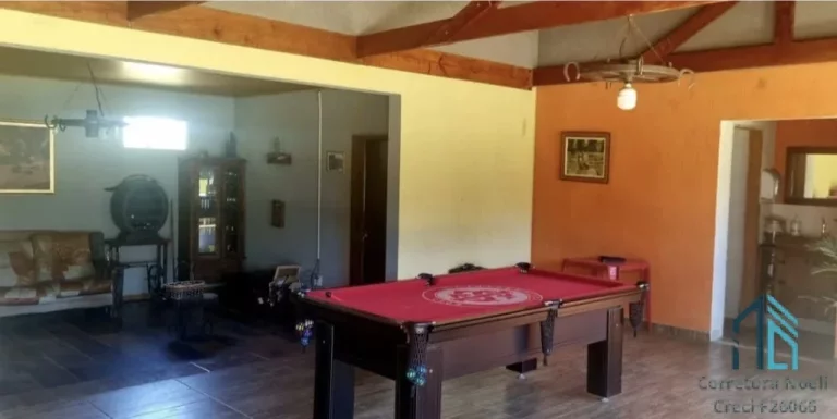 Foto do imóvel: Chácara 100 % aproveitável de esquina, mobiliada, registrada, com casa, salão de festas, em Contenda - PR