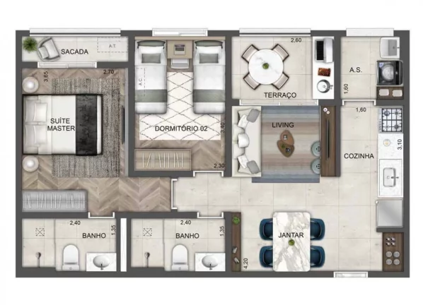 Imagem Blue Home Resort Jockey - Residencial
