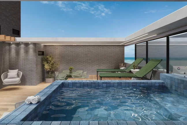 Imagem Cobertura à venda em Cabedelo, Camboinha, com 2 quartos, 103,43m2
