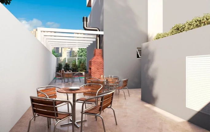 Imagem Apartamento à venda em Santo André-SP Vila Tibiriçá 2 quartos 1 suíte 2 banheiros 1 vaga 55,00 m² Condomínio Residencial Colorino Di Antinori