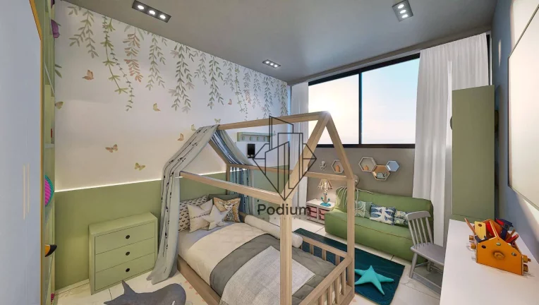Imagem Apartamentos com varanda / sacada gourmet a 400m da praia de Intermares - AP2076