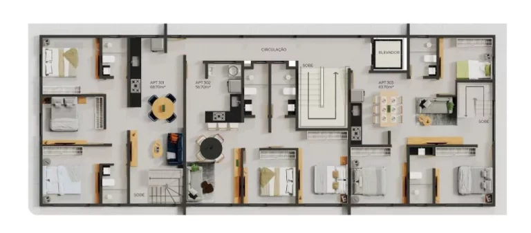Imagem Maison Cabo Branco: Apartamento de 2 Quartos com Vista para o Mar - A partir de R$ 529.000,00