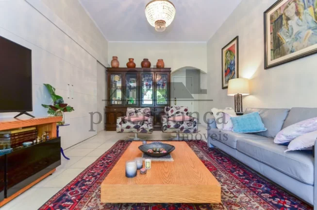 Imagem Apartamento em Higienópolis prédio badalado com 106m², 3 quartos e 1 vaga.
