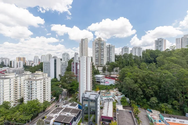 Imagem APARTAMENTO STUDIO VILA ANDRADE 34,00 M SALA VARANDA VISTA LIVRE COZINHA AMERICANA 1 BANHEIRO 1 VAGA LAZER COMPLETO