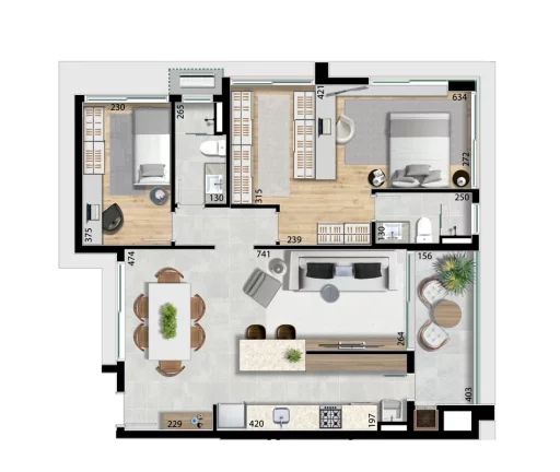 Imagem Dalí - Apartamento à venda no bairro Bacacheri - Curitiba/PR