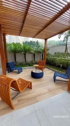 Imagem Mobiliado - Apartamento NOVO com 1 quarto, R$3000,00 - vista linda