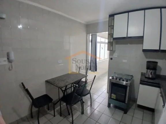 Imagem Apartamento com 70m², dispõe de 2 dormitórios, 1 banheiro, sala ampla, cozinha com planejados, ar...