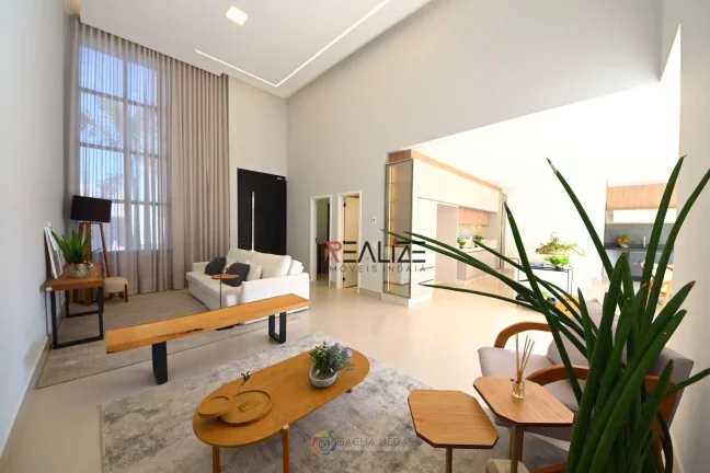 Imagem Casa moderna com 3 suítes e escritório à venda, por R$ 2.100.000 - Condomínio Próximo Parque Ecológico - Indaiatuba/SP