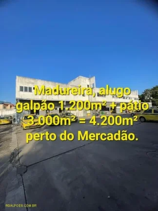 Imagem Galpão para Locação em RIO DE JANEIRO, MADUREIRA, 2 banheiros