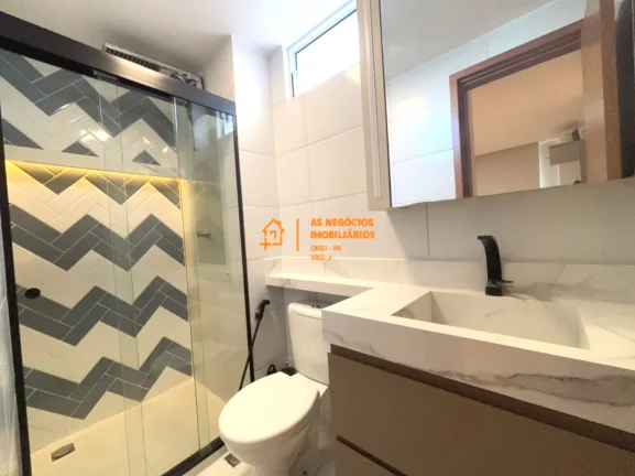 Imagem Apartamento Mobiliado Para Locação | 2 quartos | Posição Sul | Bancários, João Pessoa.