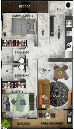 Imagem CASA COM 49.39 m² - VILA CAICARA - PRAIA GRANDE SP