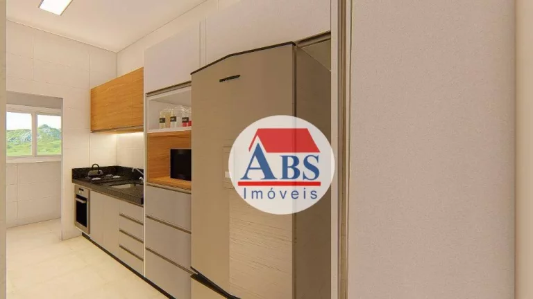 Imagem Apartamento com 2 dormitórios à venda, 60 m² por R$ 335.000,00 - Vila Guilhermina - Praia Grande/SP
