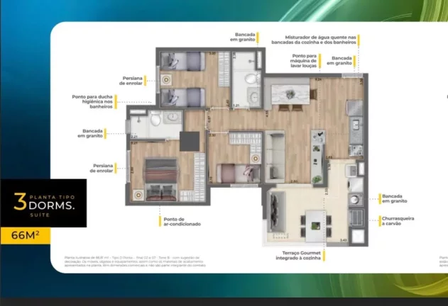 Imagem Apartamento com 2 Quartos à Venda, 44 m² em Vila Prudente - São Paulo