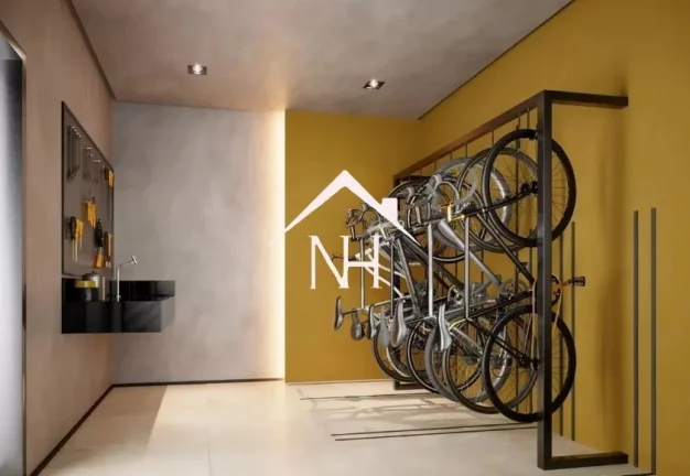 Imagem Studio de 26m com dormitório e varanda, Solarium, Piscina c/deck, fitness, pet place, lounge bar, salão de festas, salão de jogos, sauna,churrasqueira