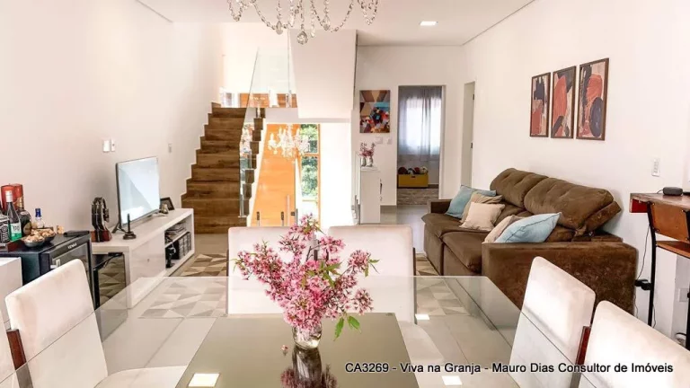 Imagem Casa com 3 suítes, 271 m², à venda por R$ 1.590.000- Ganja Viana - Cotia/SP