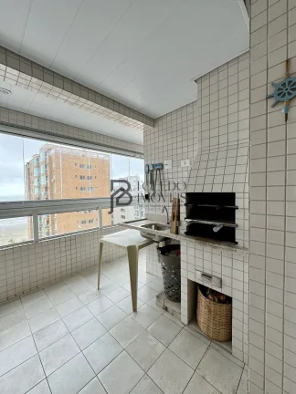 Imagem Apartamento 03 suítes de 123m², vista mar com churrasqueira a carvão, menos de 100 metros do mar no Canto do forte