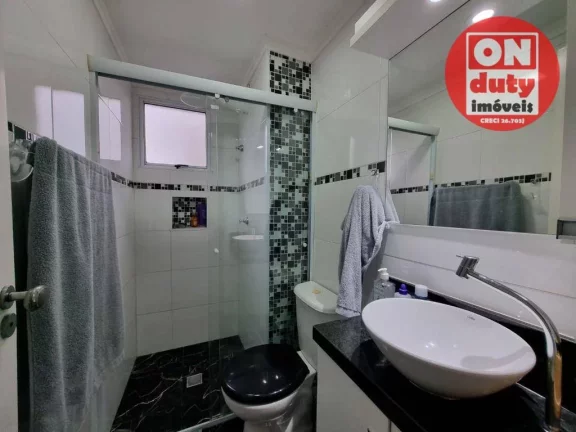 Imagem Prédio com área de lazer Apartamento com 2 dormitórios à venda, 50 m² por R$ 290.000 - Morro de Nova Cintra - Santos/SP