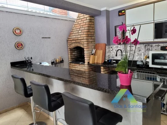 Imagem Santo André Lindo sobrado designer moderno, espaço gourmet, com excelente localização e valor.