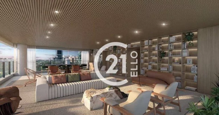 Imagem Apartamento novo com 4 suítes, 238 m² - Moema - São Paulo/SP