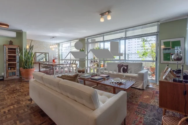 Imagem Apartamento reformado na Av Higienópolis com 3 quartos ( 1 suíte ) e 2 vagas, 219m³
