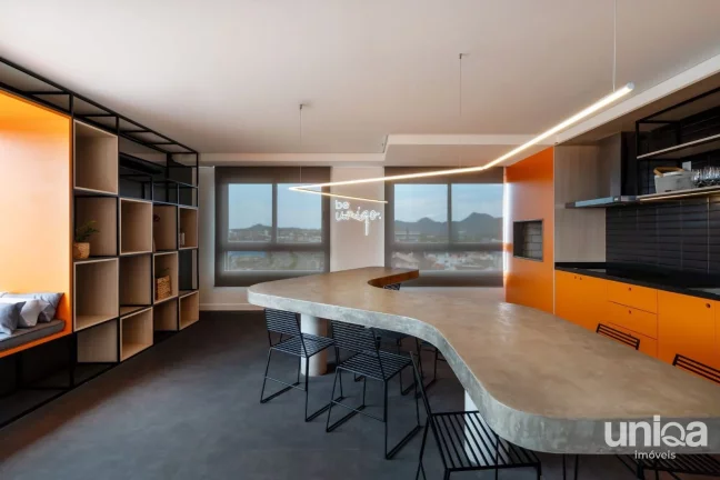 Imagem Alugo 100% mobiliado em camobi Apto 01 dormitório com garagem ed Uniqo