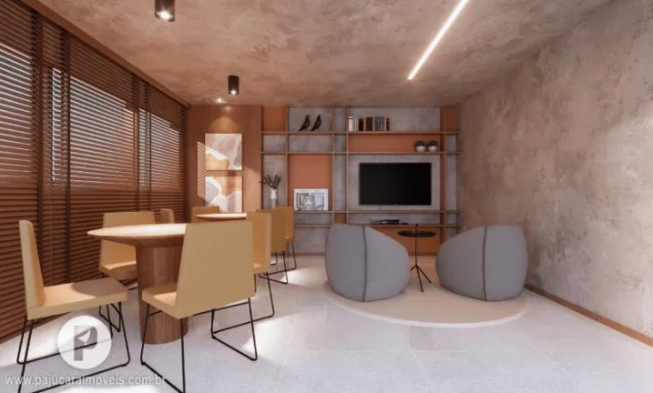 Imagem 04 suítes [153m²] ÷ em 100 meses, a 100m da Praia de Jatiúca
