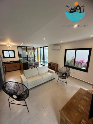 Imagem Lançamento - Casa a venda em Juquehy, com 3 suítes, sala, cozinha americana, churr. ... piscina privativa, 136m² área construída | Juquehy Imobiliária
