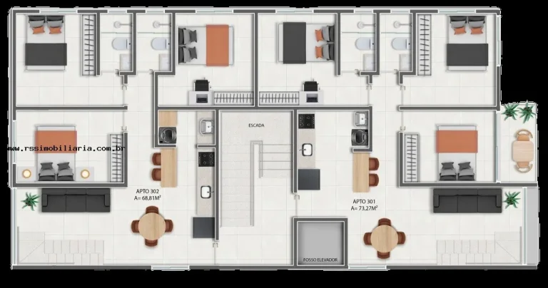 Imagem Lançamento 3 Quartos apartamento à venda Bairro dos Estados