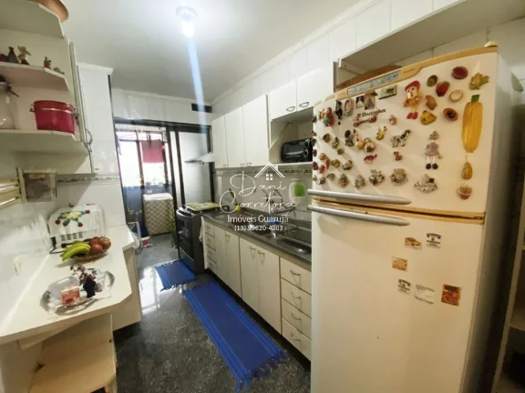 Imagem Apartamento de Alto Padrão à Venda em Guarujá-SP, Pitangueiras: 2 Quartos, 1 Suíte, 2 Salas, 3 Banheiros, 2 Vagas, 100m².