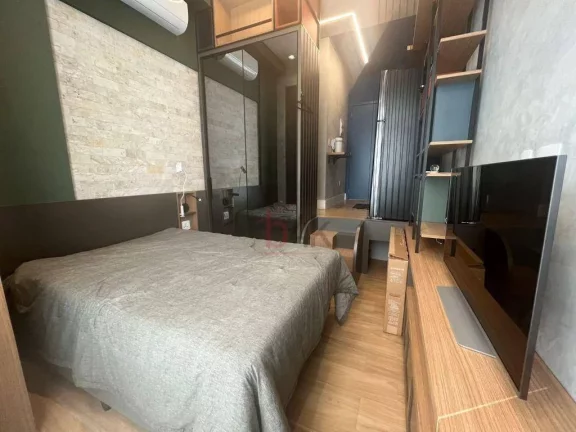 Imagem Apartamento com 1 dormitório para alugar, 21 m² por R$ 3.947/mês - Brooklin - São Paulo/SP