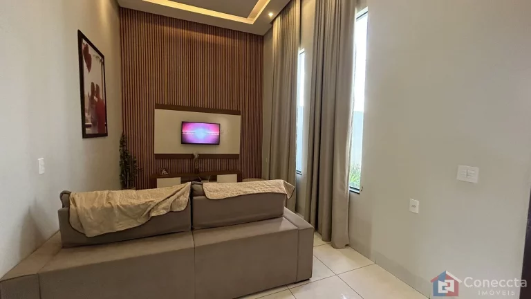 Imagem Casa Moderna à Venda no Residencial Barreiro, Patos de Minas - 3 Dormitórios, Piscina e Área Gourmet