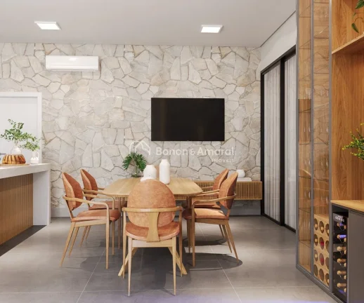 Imagem Casa térrea nova à venda com 3 quartos sendo 3 suítes, todas com armários planejados, ar condici...