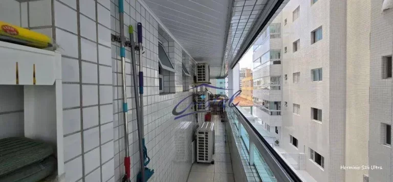 Imagem Apartamento com 3 dormitórios à venda, 111 m² por R$ 1.190.000,00 - Guilhermina - Praia Grande/SP