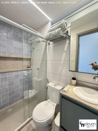 Imagem APARTAMENTO  2/4 À VENDA OU LOCAÇÃO MOBILIADA  | OCEAN HOUSE JAGUARIBE NASCENTE TOTAL | VISTA MAR DEFINITIVA NASCENTE COM INFRA E DUAS VAGAS 