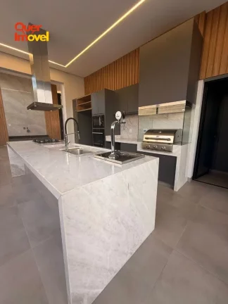 Imagem Residência de Luxo em Condomínio no Alphaville Ribeirão Preto-SP: 4 Quartos, 4 Suítes, 2 Salas, 4 Banheiros, 262,14m².