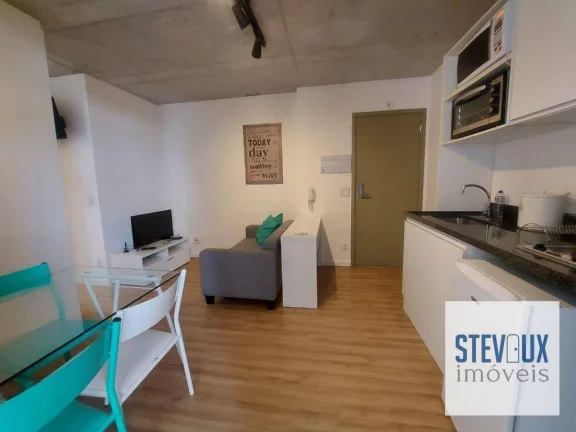 Imagem Apartamento mobiliado próximo ao metrô, Prédio com sala de ginástica e espaço gourmet!