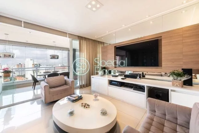 Imagem Apartamento 171m², Living para dois ambientes, sala de jantar, varanda gourmet com churrasqueira (f...