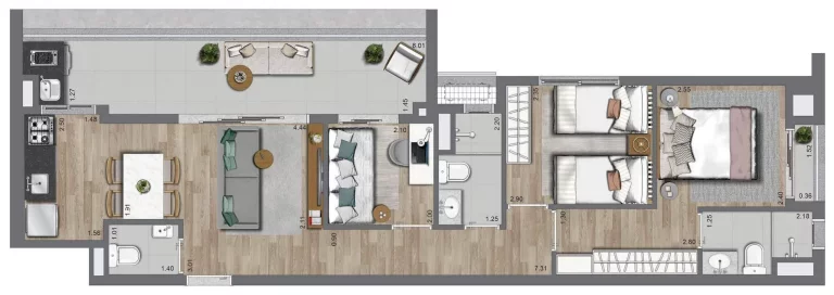 Imagem Apartamento em Brooklin Paulista - São Paulo SP