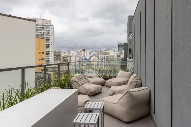 Imagem Apartamento studio recém entregue na Rua da Consolação - Consolação