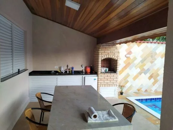 Imagem SOBRADO NOVO 3 DORMITORIOS COM PISCINA E CHURRASQUEIRA