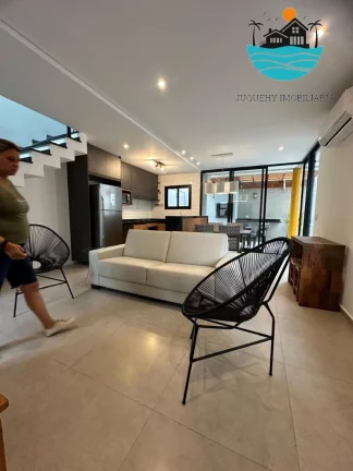 Imagem Lançamento - Casa a venda em Juquehy, com 3 suítes, sala, cozinha americana, churr. ... piscina privativa, 136m² área construída | Juquehy Imobiliária