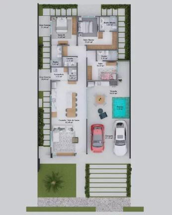 Imagem Casa Terrea No Jardins Bolonha Com Lazer Completo