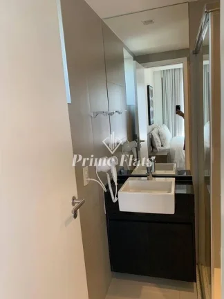 Imagem Flat disponível para locação no VHouse Faria Lima, com 46m², 1 dormitório e 1 vaga