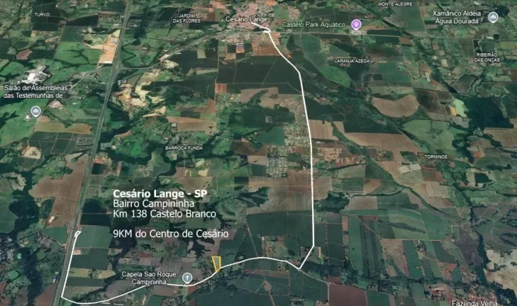 Imagem Chácara com 3 dormitórios à venda, 25000 m² por R$ 800.000,00 - Campininha - Cesário Lange/SP