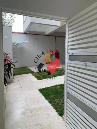 Imagem Cobertura nova com elevador,105m2 , 2 dorms c suíte, quintal e churrasq ,2 vagas , Santa Maria, Santo André